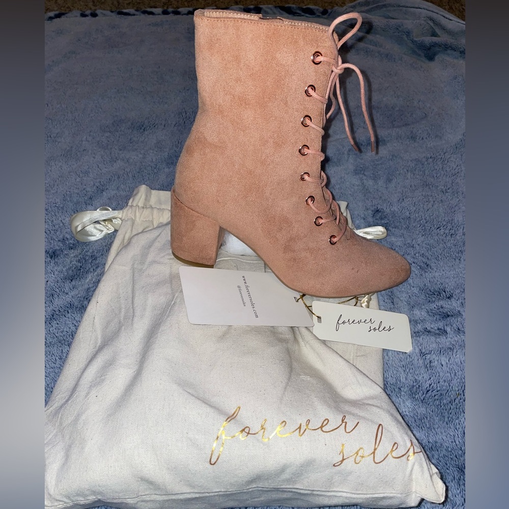 Forever Soles - Sugar Bootie - Size 7 US/38 EU - Rose Color (Discontinue…